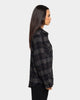 Brixton Bowery Long Sleeve Flannel Shirt Black/Charcoal