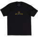 Brixton Alpha Thread Short Sleeve T-Shirt Black/Gold