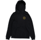 Brixton Crest II Pull Over Hoodie Black/Gold