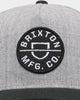 Brixton Crest C MP Snapback Heather Grey/Black