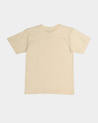 Brixton Kid's Alpha Crest Short Sleeve T-Shirt Cream