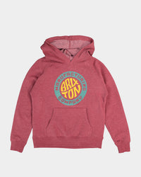Brixton Kid's Tab Pullover Hoodie Dark Brick