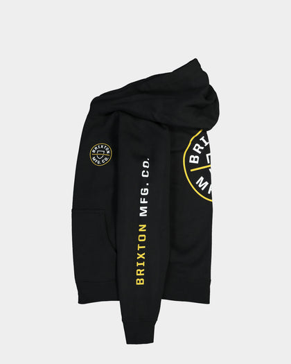 Brixton Kid's Crest Pullover Hoodie Black