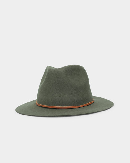 Brixton Wesley Fedora Military Olive