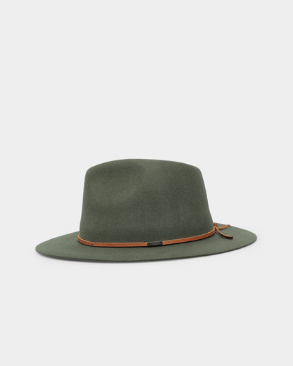 Brixton Wesley Fedora Military Olive