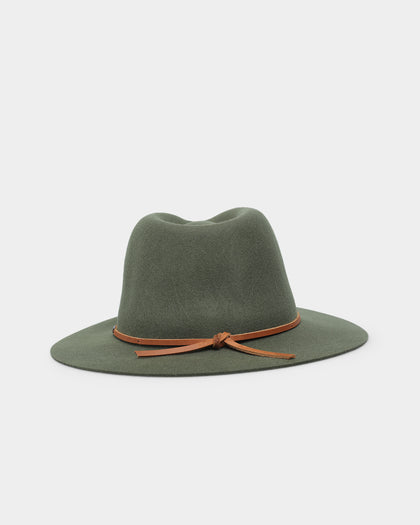 Brixton Wesley Fedora Military Olive