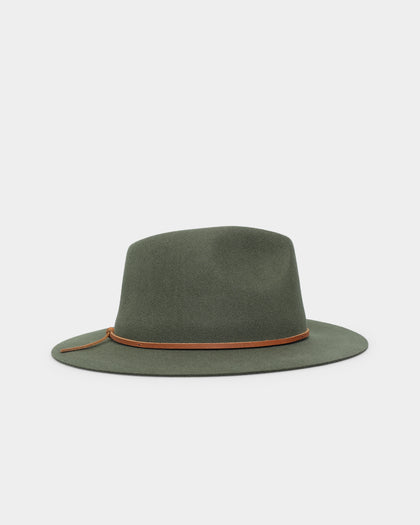 Brixton Wesley Fedora Military Olive