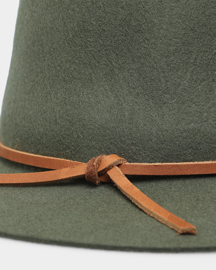 Brixton Wesley Fedora Military Olive