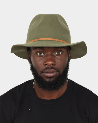 Brixton Wesley Fedora Military Olive