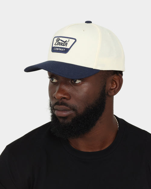 Brixton Linwood C MP Snapback Off White/Navy