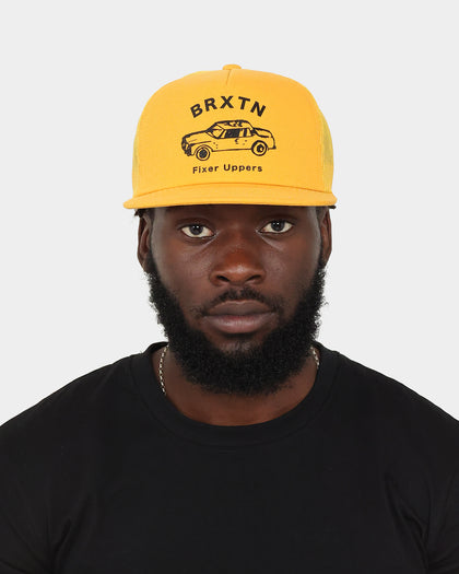 Brixton Fixer MP Mesh Snapback Golden Glow
