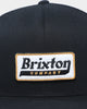 Brixton Steadfast HP Mesh Cap Snapback Black