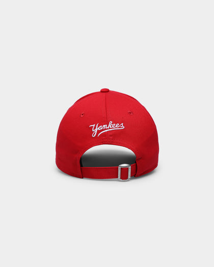 New Era New York Yankees 9FORTY Strapback Scarlet/White