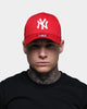 New Era New York Yankees 9FORTY Strapback Scarlet/White