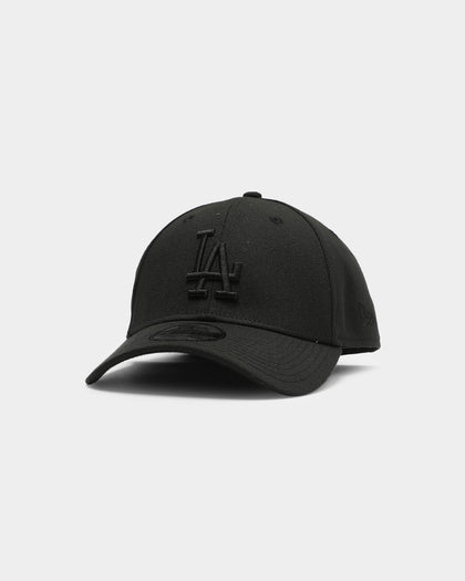LOS ANGELES DODGERS 39THIRTY STRETCH FIT BLACK/BLACK
