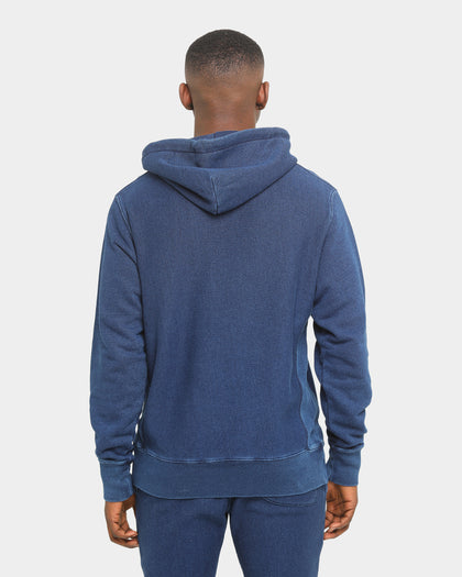 Champion Rev Weave Rebound Hoodie Indigo Washed