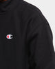 Champion Men's Rev Weave Quarter Snap Pullover Black