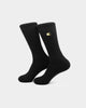 Champion Unisex C Logo Crew Socks 2Pack Black/Gold EMB