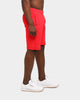 Champion Men's Rev Weave Cut Off Script Short Red/Gold