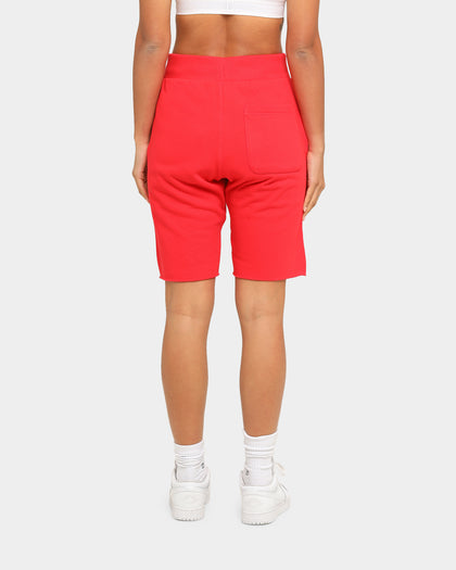Champion Men's Rev Weave Cut Off Script Short Red/Gold