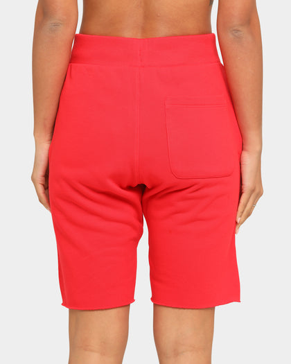 Champion Men's Rev Weave Cut Off Script Short Red/Gold