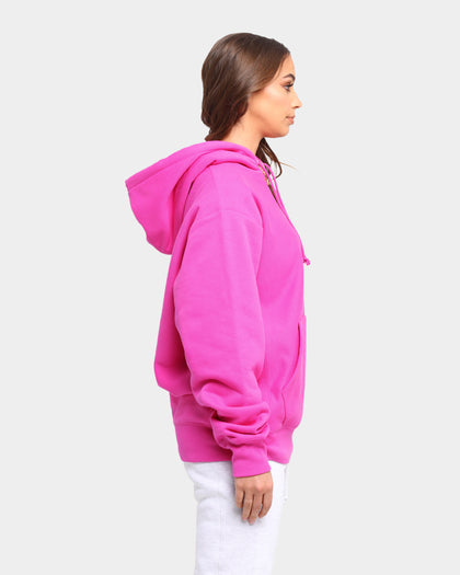 Champion Rev Weave Hoodie Pink