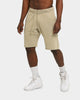 Champion Rev Weave Script Cut Off Shorts American Khaki