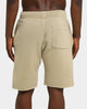 Champion Rev Weave Script Cut Off Shorts American Khaki