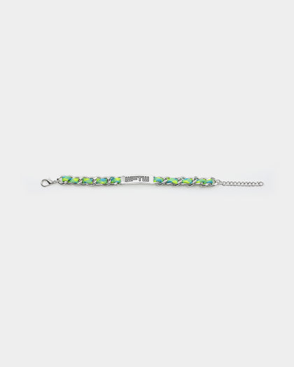 Wild For The Weekend Fantazia C&C ID Bracelet Silver/Green