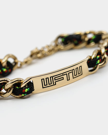 Wild For The Weekend Fantazia C&C ID Bracelet Gold/Black