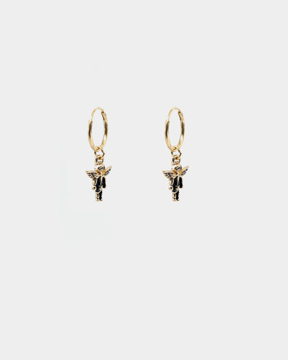 Cherub-A-Dub Earrings Gold