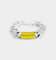 Wild For The Weekend LNO Pop Colour ID Bracelet Silver/Yellow