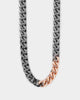 Wild For The Weekend Solid ID Chain Gunmetal