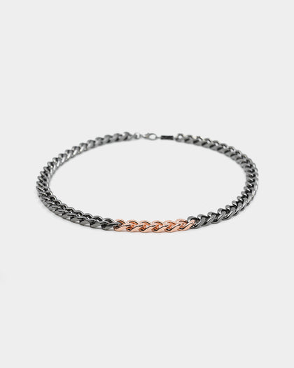 Wild For The Weekend Solid ID Chain Gunmetal