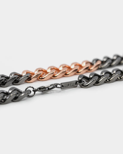 Wild For The Weekend Solid ID Chain Gunmetal