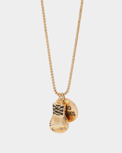 Wild for the Weekend Hard Knocks Necklace Gold