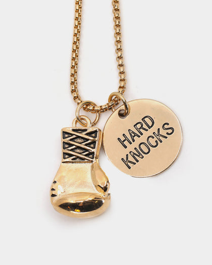 Wild for the Weekend Hard Knocks Necklace Gold