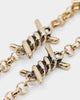 Wild for the Weekend Men's Barbed Wire Bracelet Gold