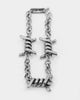 Wild for the Weekend Men's Barbed Wire Bracelet Silver