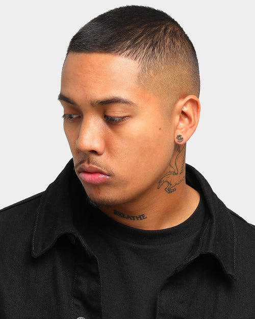 Wild for the Weekend Money Stud Earring Set Gold