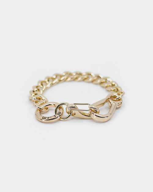 Wild for the Weekend Men's Mixed Chain Bracelet Gold