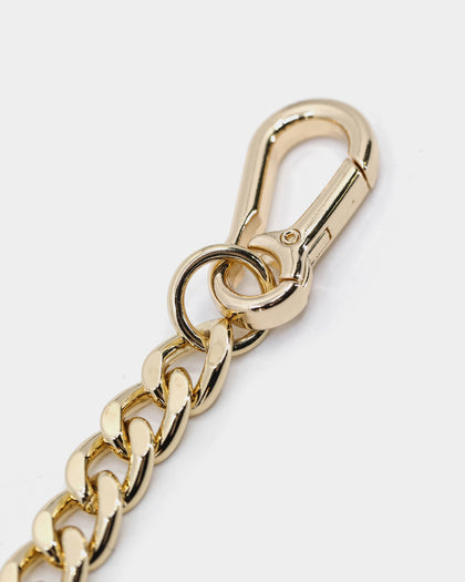 Wild for the Weekend Men's Mixed Chain Bracelet Gold