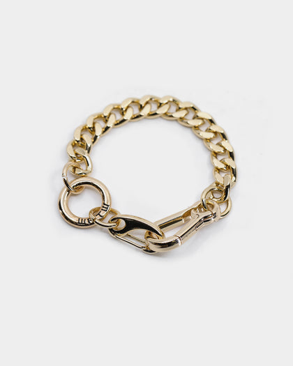 Wild for the Weekend Men's Mixed Chain Bracelet Gold