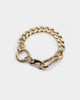 Wild for the Weekend Men's Mixed Chain Bracelet Gold