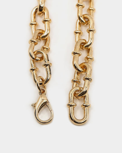 Wild for the Weekend Playing with Fire Chain Bracelet Gold