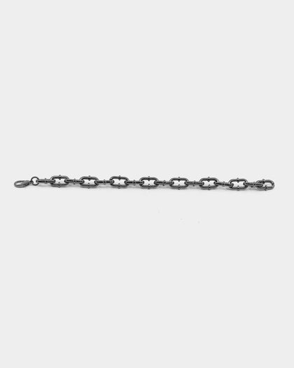 Wild for the Weekend Playing with Fire Chain Bracelet Gunmetal