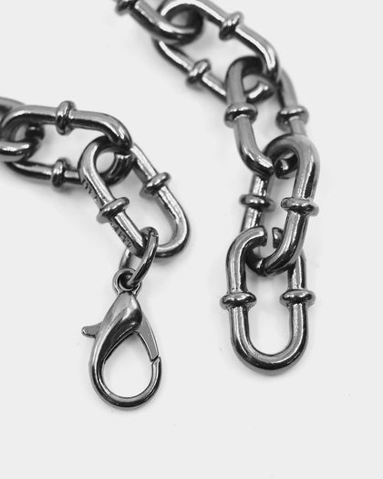 Wild for the Weekend Playing with Fire Chain Bracelet Gunmetal