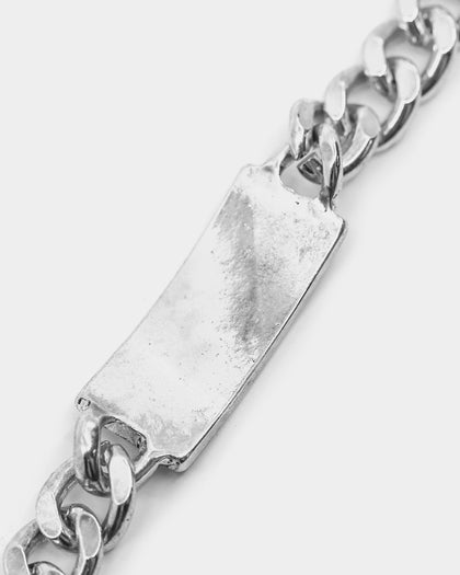 Wild for the Weekend Stick or Twist Dollar Bill Bracelet Silver