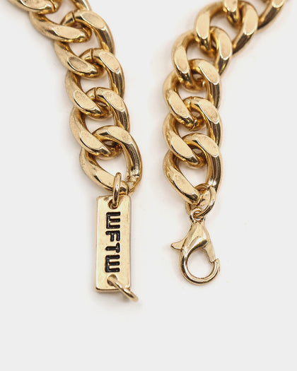 Wild for the Weekend Stick or Twist Dollar Bill Bracelet Gold