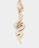 Wild for the Weekend Welcome to the Jungle Snake Necklace Gold